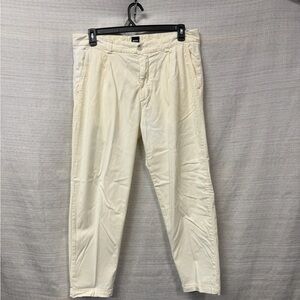 Boss Men's Light Cream Chinos